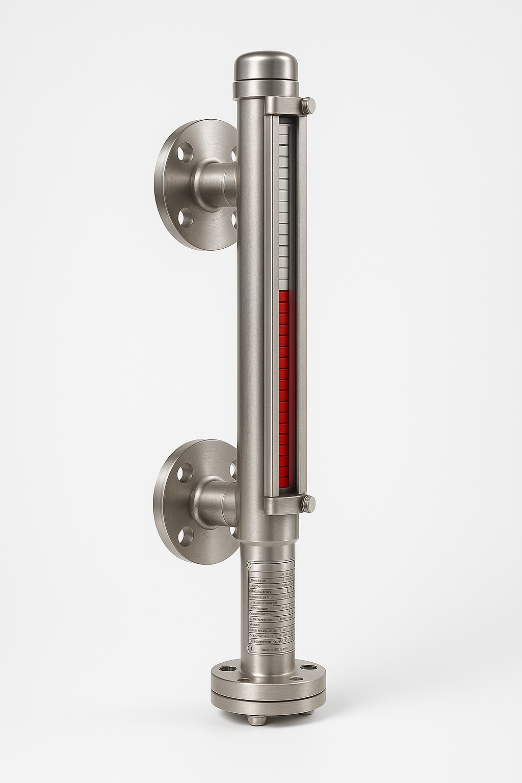 Level gauge for boilers and tanks