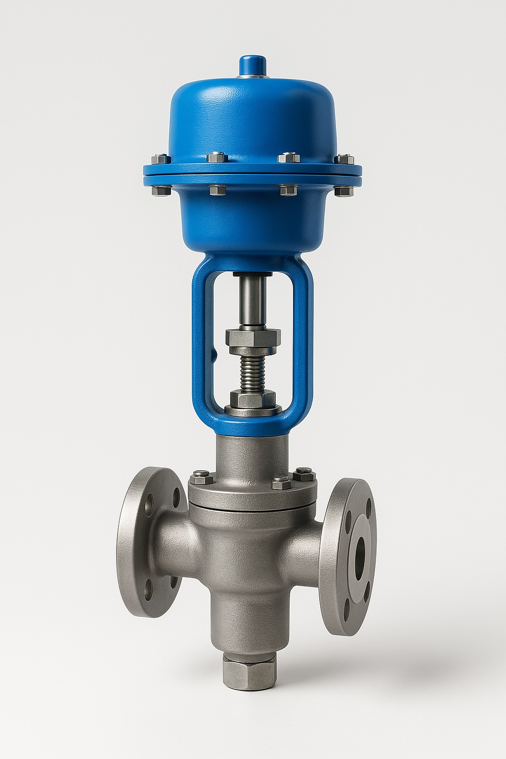 Control valve for precise regulation in steam