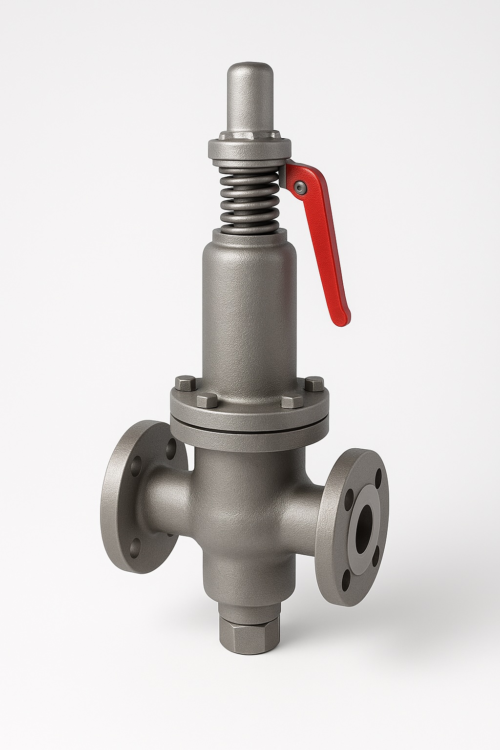 Safety valve for overpressure protection