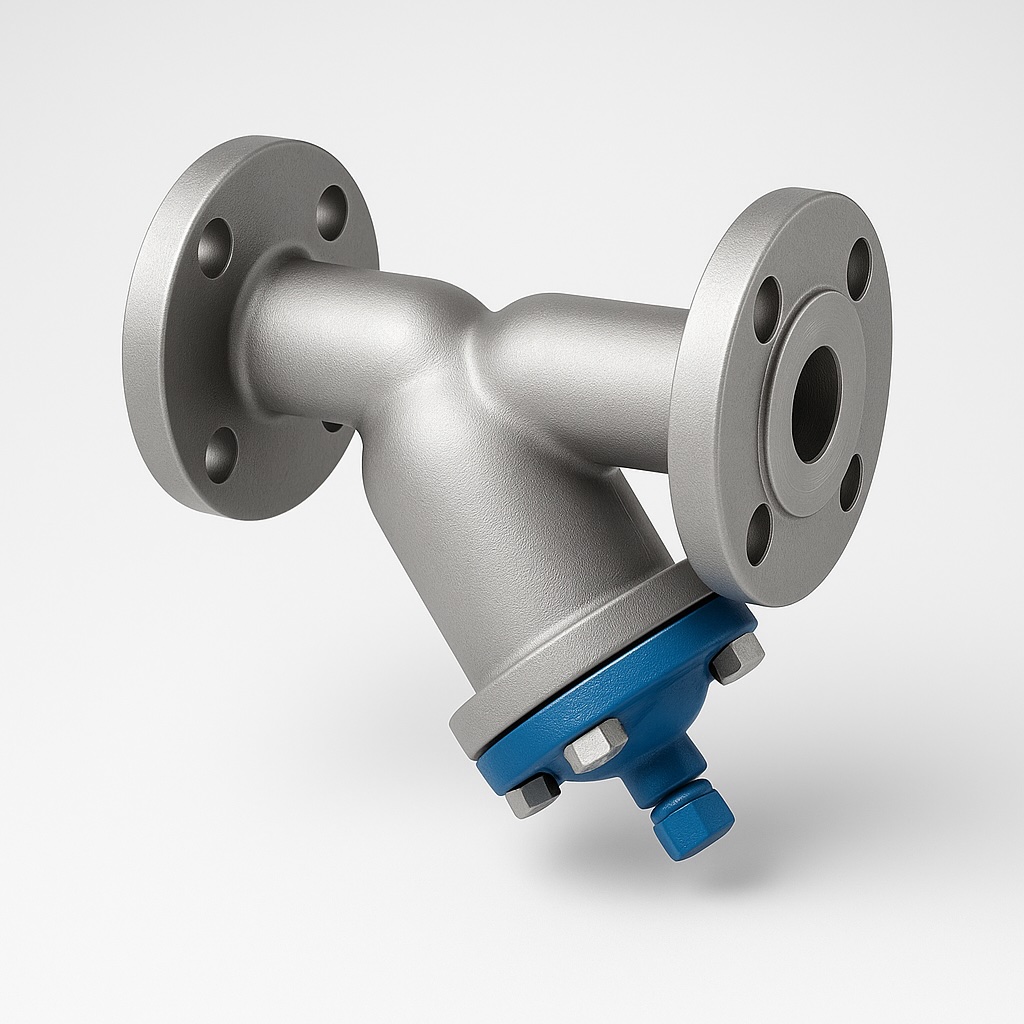 Strainers/filters protecting valves and instruments
