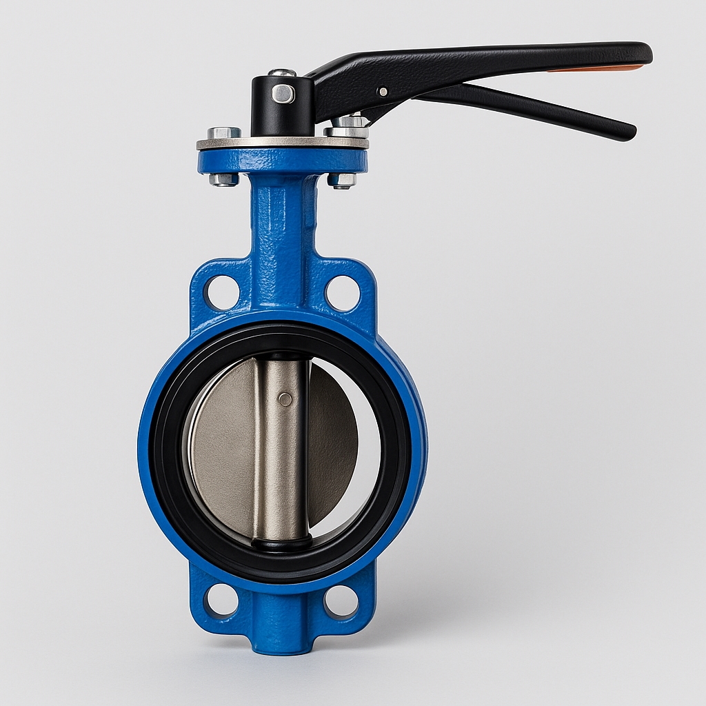 Butterfly valve for industry – large flows with low pressure drop