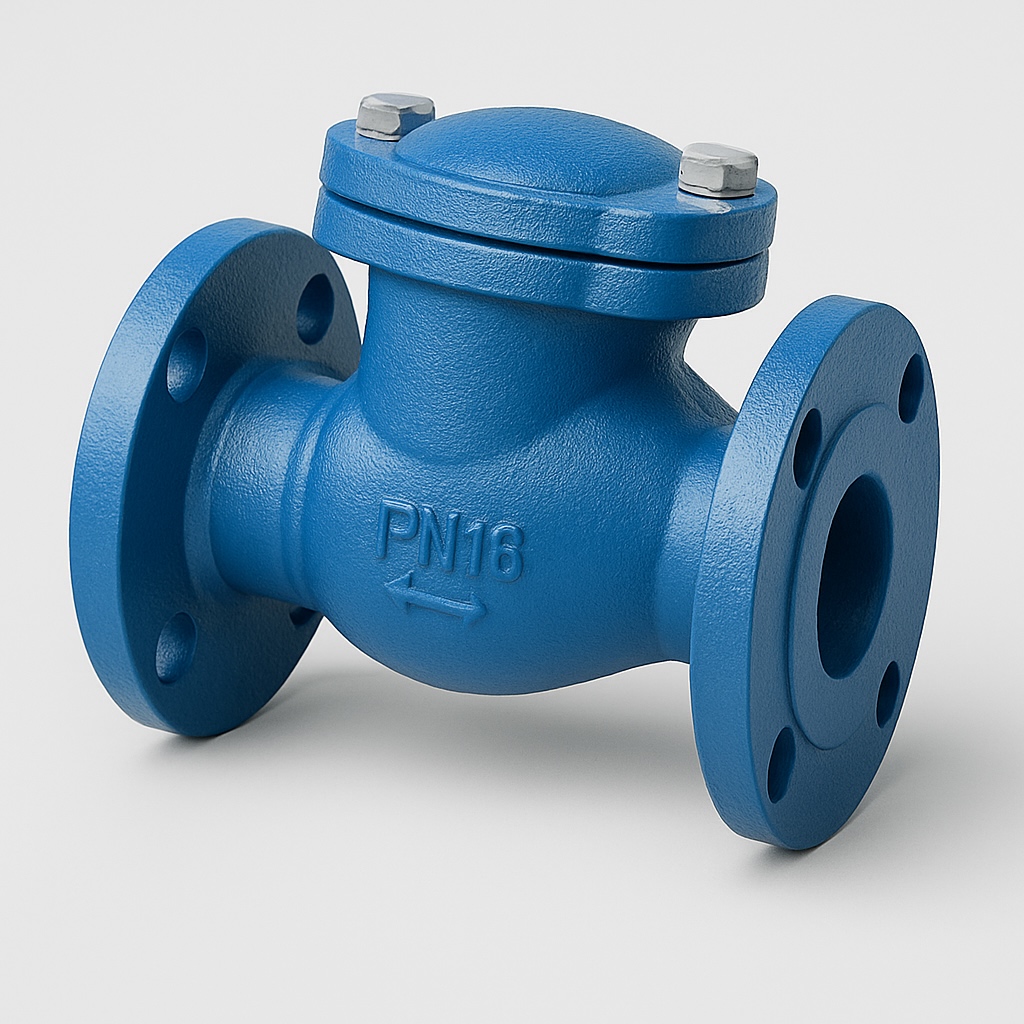 Check valve for piping – prevents backflow in liquid and gas systems
